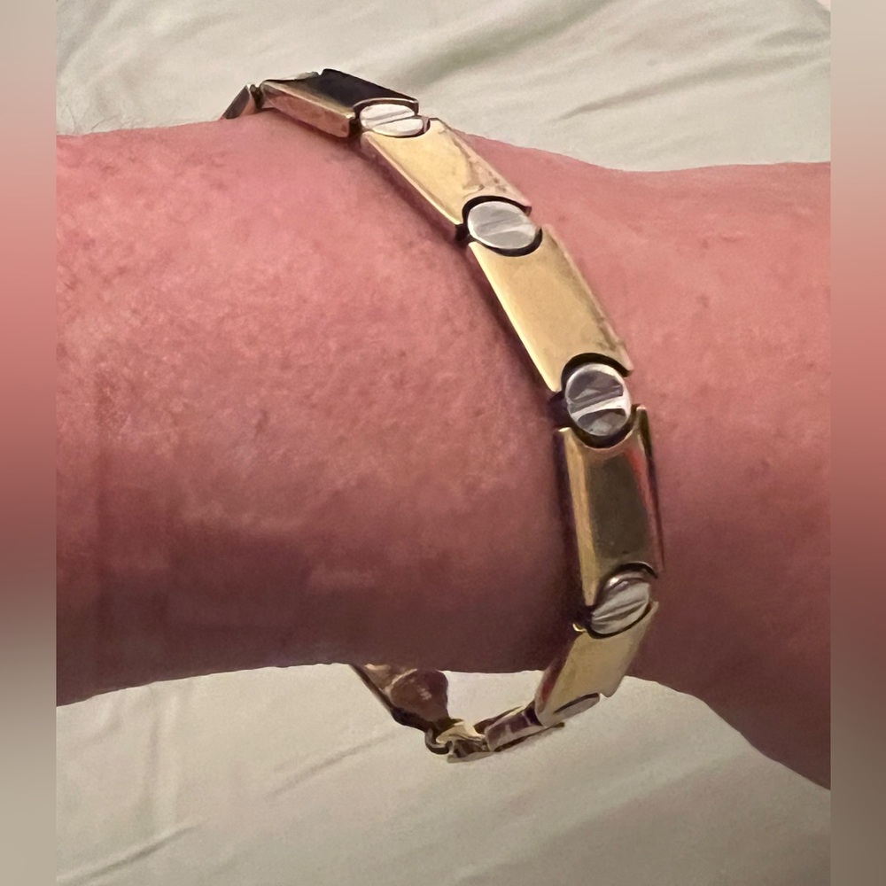 Sterling and gold Milor Italy bracelet